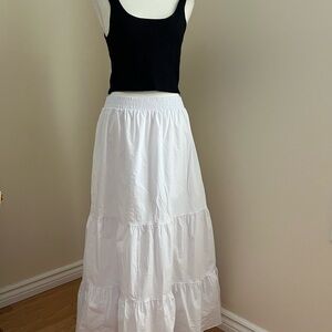 Ice White Maxi Skirt